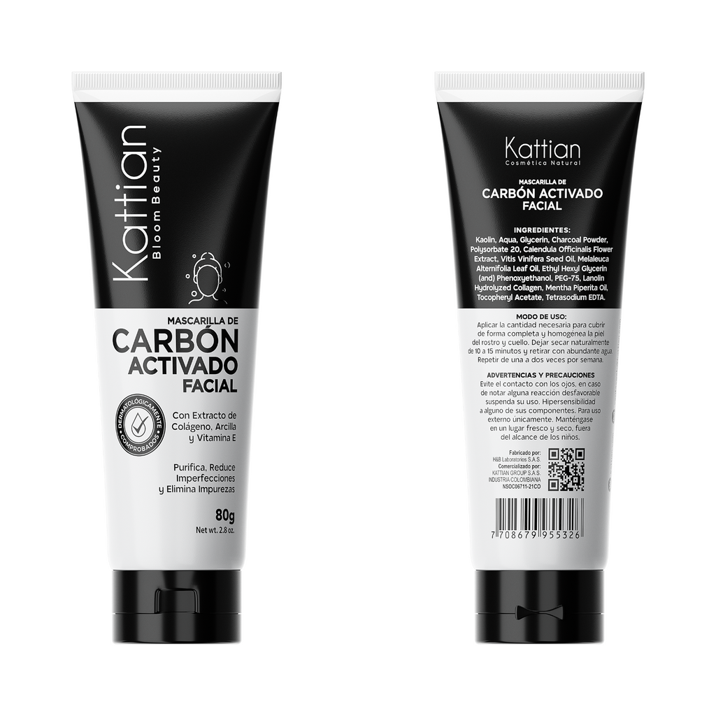 Kit Skin Care Más Mascarilla Facial de Carbón Activado