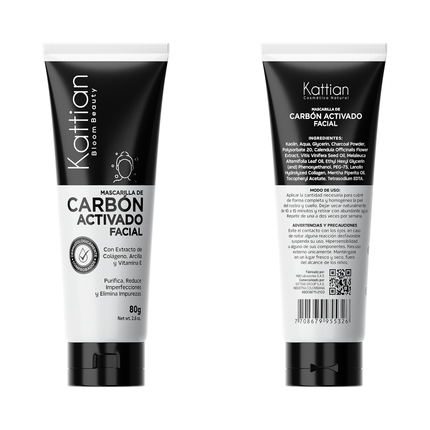 Kit Skin Care Más Mascarilla Facial de Carbón Activado